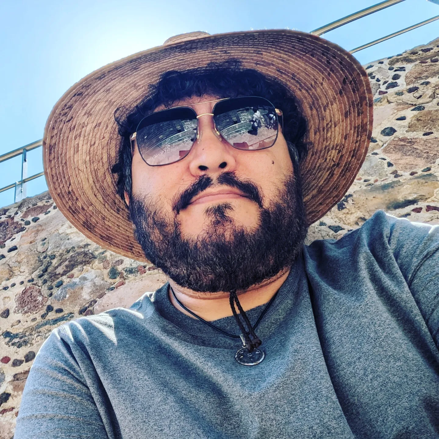 Cesar Aleman traveling