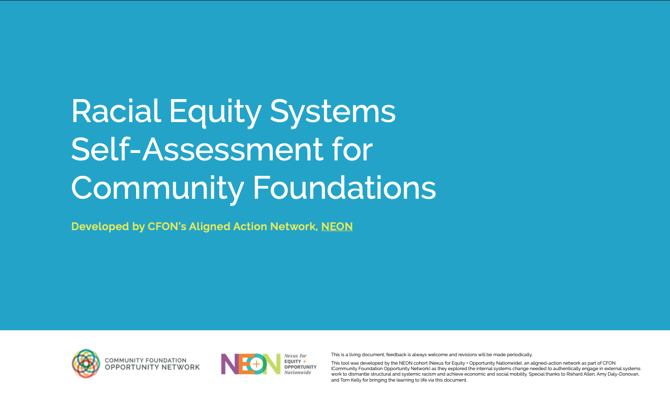 Racial Equity Systems Self Assessment